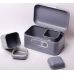 Хлебница Kamille Breadbasket Steel 30х19.5см и 2 емкости для хранения