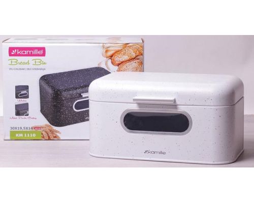 Хлебница Kamille Breadbasket Steel 30х19.5см из нержавеющей стали с "окошком" Хлебница Kamille Breadbasket Steel 30х19.5см из нержавеющей стали с "окошком"
