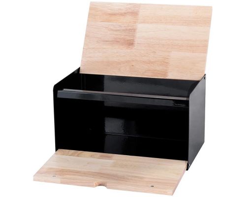 Хлебница Kamille Breadbasket Steel&Bamboo 35.5х21.5х19.5см из нержавеющей стали Хлебница Kamille Breadbasket Steel&Bamboo 35.5х21.5х19.5см из нержавеющей стали
