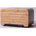 Хлібниця Kamille Breadbasket Steel&Bamboo 35х20см з нержавіючої сталі