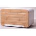 Хлібниця Kamille Breadbasket Steel&Bamboo 35х20см з нержавіючої сталі