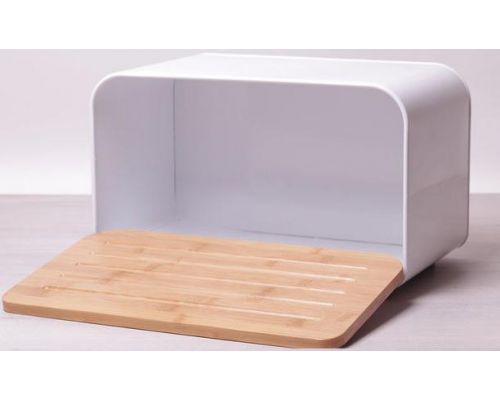 Хлібниця Kamille Breadbasket Steel&Bamboo 35х20см з нержавіючої сталі Хлібниця Kamille Breadbasket Steel&Bamboo 35х20см з нержавіючої сталі