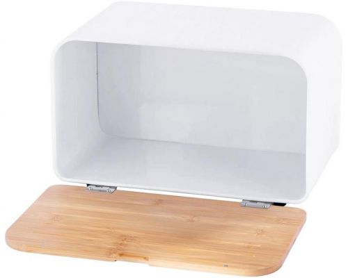 Хлебница Kamille Breadbasket Steel&Bamboo 35х21х21см из нержавеющей стали Хлебница Kamille Breadbasket Steel&Bamboo 35х21х21см из нержавеющей стали