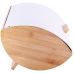 Хлебница Kamille Breadbasket Wooden 35х25х16см бамбуковая с набором емкостей для крупы (белые)