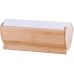 Хлебница Kamille Breadbasket Wooden 35х25х16см бамбуковая с набором емкостей для крупы (белые)