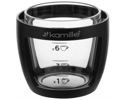 Кофемолка Kamille механическая Ø8х21см (ручная мельница для кофе или специй)