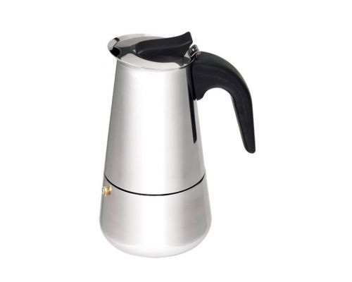 Гейзерная кофеварка Empire Stainless Steel 200мл на 4 чашки Гейзерная кофеварка Empire Stainless Steel 200мл на 4 чашки