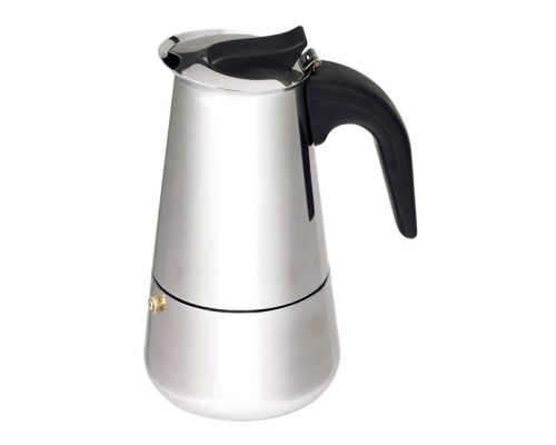 Гейзерная кофеварка Empire Stainless Steel 300мл на 6 чашек Гейзерная кофеварка Empire Stainless Steel 300мл на 6 чашек