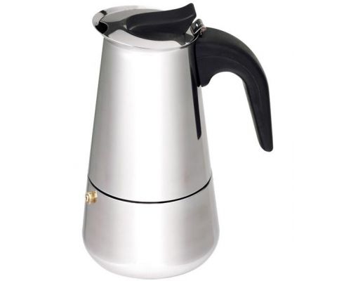 Гейзерная кофеварка Empire Stainless Steel 450мл на 9 чашек Гейзерная кофеварка Empire Stainless Steel 450мл на 9 чашек