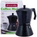 Кофеварка гейзерная Kamille Andel Black 600мл на 12 чашек