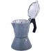 Кофеварка гейзерная Kamille Andel Grey 300мл на 6 чашек
