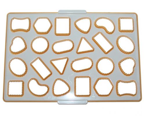 Форма Cookie Cutter для вырубки печенья 33х23см 24 ячейки Форма Cookie Cutter для вырубки печенья 33х23см 24 ячейки