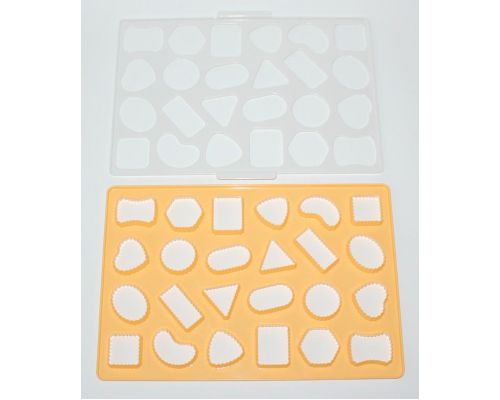 Форма Cookie Cutter для вырубки печенья 33х23см 24 ячейки Форма Cookie Cutter для вырубки печенья 33х23см 24 ячейки