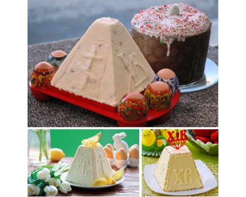 Форма для творожной пасхи (пасочница) 1000гр Форма для творожной пасхи (пасочница) 1000гр