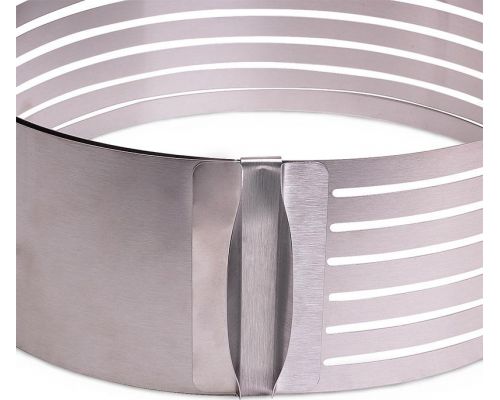 Форма Kamille для нарезки бисквита 15-20см, регулируемая с ножом