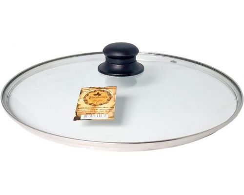 Крышка "Наша Майстерня" Ø24см, стеклянная для посуды