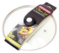 Крышка стеклянная Kamille Dominica Black Ø26см