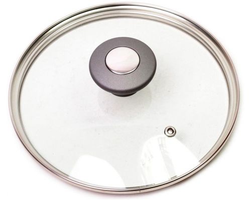 Крышка стеклянная Kamille Dominica Grey Ø30см Крышка стеклянная Kamille Dominica Grey Ø30см