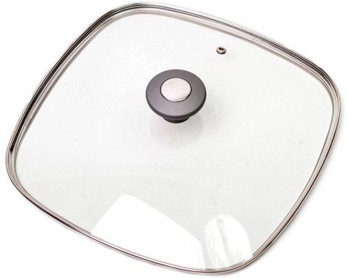 Крышка стеклянная квадратная Kamille Dominica Grey 28х28см Крышка стеклянная квадратная Kamille Dominica Grey 28х28см