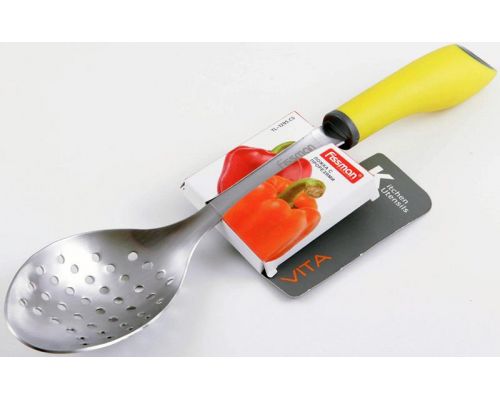 Ложка поварская Fissman Vita 34см перфорированная из нержавеющей стали Ложка поварская Fissman Vita 34см перфорированная из нержавеющей стали
