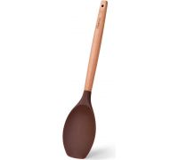 Ложка сервировочная (поварская) Fissman Chef's Tools 31.5см силикон, шоколадный