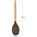 Ложка сервировочная (поварская) Fissman Chef's Tools 31.5см силикон, шоколадный