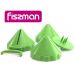 Набор 3 овощерезки Fissman Ø7х4.5см для декорирования блюд + овощечистка