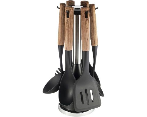 Набор кухонных аксессуаров Ofenbach Blackwood 7 предметов, под дерево Набор кухонных аксессуаров Ofenbach Blackwood 7 предметов, под дерево
