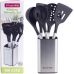 Набор кухонных принадлежностей Kamille Kitchen Utensils 5 аксессуаров на стальной подставке