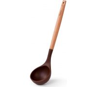 Половник Fissman Chef's Tools 31.5см силикон, шоколадный
