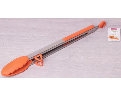 Щипцы Kamille Delight 35.5см силиконовые с металлической ручкой Щипцы Kamille Delight 35.5см силиконовые с металлической ручкой