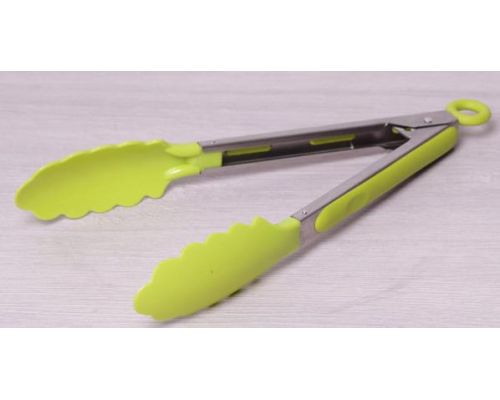 Щипцы Kamille Petal 23см нейлоновые с металлической ручкой Щипцы Kamille Petal 23см нейлоновые с металлической ручкой