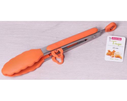 Щипцы Kamille Petal 35.5см нейлоновые с металлической ручкой Щипцы Kamille Petal 35.5см нейлоновые с металлической ручкой