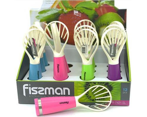 Слайсер Fissman для чистки дыни пластиковый 18см Слайсер Fissman для чистки дыни пластиковый 18см
