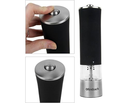 Мельница для специй Ofenbach Electric Pepper Mill электрическая с подсветкой