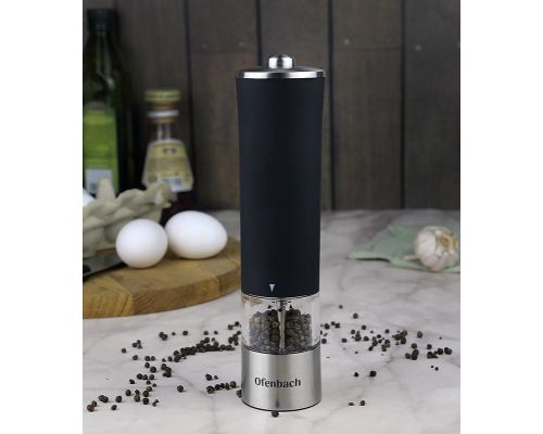 Мельница для специй Ofenbach Electric Pepper Mill электрическая с подсветкой