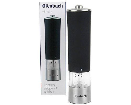 Мельница для специй Ofenbach Electric Pepper Mill электрическая с подсветкой