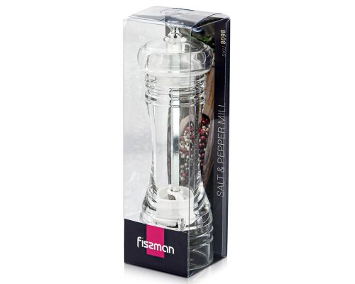 Мельница для специй (перцемолка) Fissman Cinnamon Lysis 16.5х5см, керамическое лезвие Мельница для специй (перцемолка) Fissman Cinnamon Lysis 16.5х5см, керамическое лезвие