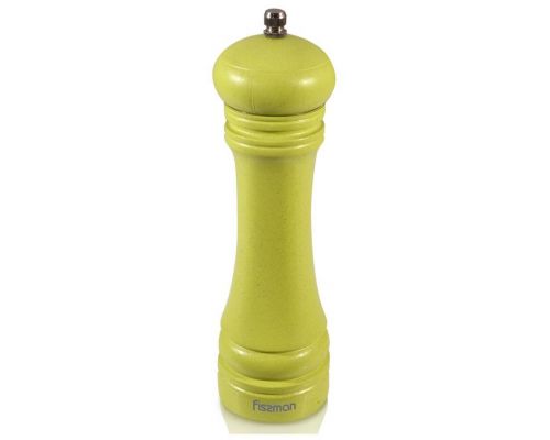 Мельница для специй (перцемолка) Fissman Spice 20х6см, бамбуковый салатовый корпус Мельница для специй (перцемолка) Fissman Spice 20х6см, бамбуковый салатовый корпус