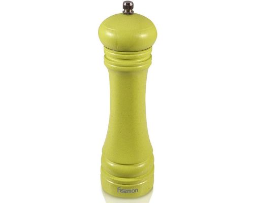 Мельница для специй (перцемолка) Fissman Spice 25х6см, бамбуковый салатовый корпус Мельница для специй (перцемолка) Fissman Spice 25х6см, бамбуковый салатовый корпус