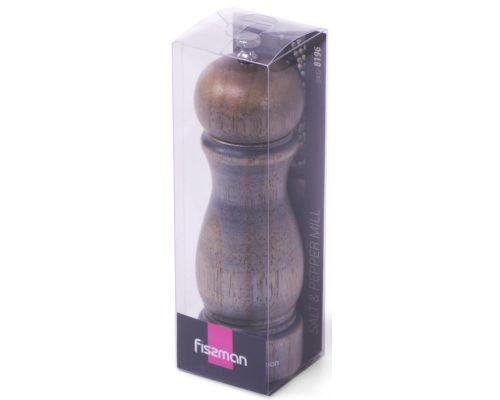 Мельница для специй (перцемолка) Fissman Spice Julie 11х5см, деревянный корпус Мельница для специй (перцемолка) Fissman Spice Julie 11х5см, деревянный корпус