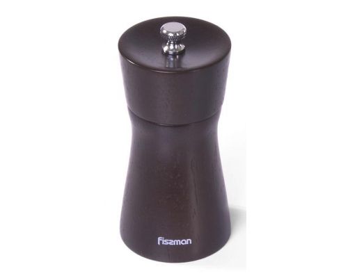 Мельница для специй (перцемолка) Fissman Spice Lanjit 11х5см, корпус темное дерево Мельница для специй (перцемолка) Fissman Spice Lanjit 11х5см, корпус темное дерево