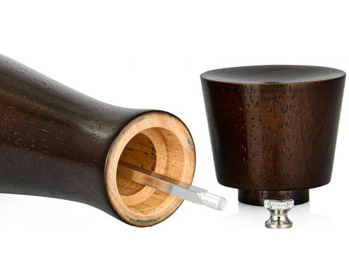 Мельница для специй (перцемолка) Fissman Spice Lanjit 11х5см, корпус темное дерево Мельница для специй (перцемолка) Fissman Spice Lanjit 11х5см, корпус темное дерево