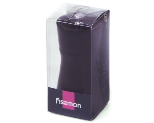 Мельница для специй (перцемолка) Fissman Spice Lanjit 11х5см, корпус темное дерево Мельница для специй (перцемолка) Fissman Spice Lanjit 11х5см, корпус темное дерево