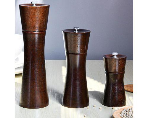 Мельница для специй (перцемолка) Fissman Spice Lanjit 11х5см, корпус темное дерево Мельница для специй (перцемолка) Fissman Spice Lanjit 11х5см, корпус темное дерево