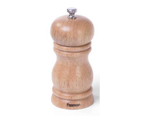 Мельница для специй (перцемолка) Fissman Spice Nesia 11х5см, деревянный корпус Мельница для специй (перцемолка) Fissman Spice Nesia 11х5см, деревянный корпус