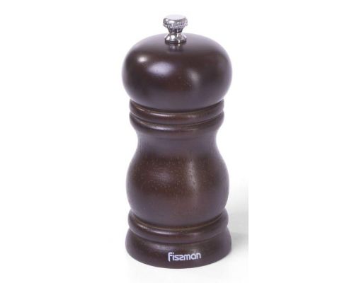 Мельница для специй (перцемолка) Fissman Spice Rossey 11х5см, корпус темное дерево Мельница для специй (перцемолка) Fissman Spice Rossey 11х5см, корпус темное дерево