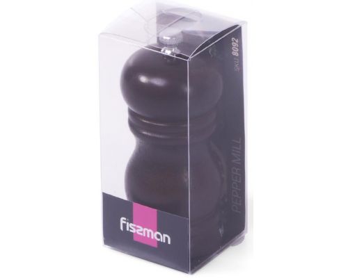 Мельница для специй (перцемолка) Fissman Spice Rossey 11х5см, корпус темное дерево Мельница для специй (перцемолка) Fissman Spice Rossey 11х5см, корпус темное дерево
