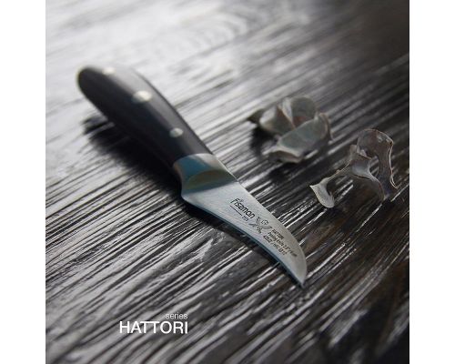 Ніж для чищення овочів Fissman Hattori 6см з нержавіючої сталі Ніж для чищення овочів Fissman Hattori 6см з нержавіючої сталі
