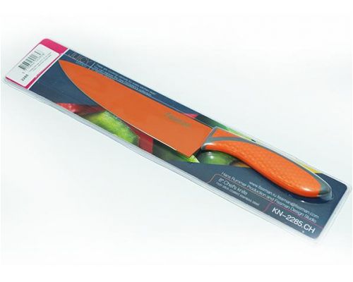 Ніж Fissman Juicy 20см кухарський з антибактеріальним покриттям Ніж Fissman Juicy 20см кухарський з антибактеріальним покриттям